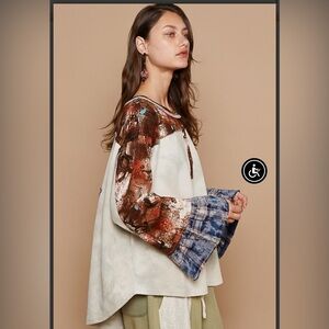 Bohemian Multicolor Women's Top